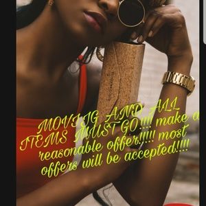 MOVING AND ALL ITEMS MUST GO!!!!!